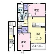 サンリット城ヶ根の間取り画像