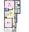 フィオーレAの間取り画像