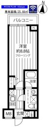 ステージファースト府中の間取り画像