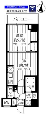 ステージファースト府中の間取り画像