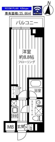 ステージファースト府中の間取り画像
