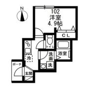 (仮)文京区小日向2丁目 新築賃貸住宅の間取り画像