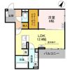 (仮称)D-ROOM大房PJ B棟の間取り画像