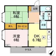 見崎コーポの間取り画像