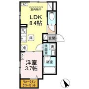 セレスティア関原Ⅱの間取り画像