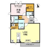 コンフォートあかつき Bの間取り画像