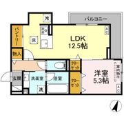 D-avance 北側の間取り画像