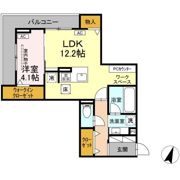 D-avance 北側の間取り画像