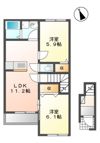 デュオーレ・タカギの間取り画像