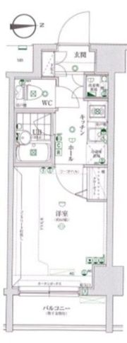 スパシエアルカーノ府中の間取り画像