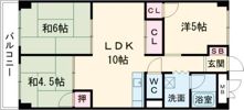 昭和ハイム南芳の間取り画像