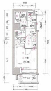 スクエアシティ川崎東田町の間取り画像
