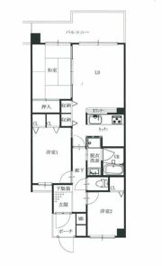 ファミールスクエア八王子の間取り画像