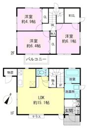 アヴェニール Aの間取り画像