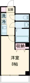 フラッティ龍大南の間取り画像