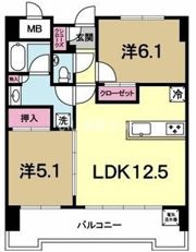 パークレジデンス水戸（旧スタジオスクエア水戸）の間取り画像