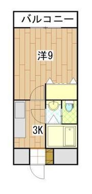 エリーな横川の間取り画像
