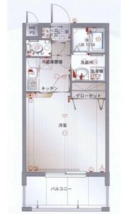 エンクレスト博多の間取り画像