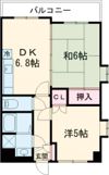 トーカンマンション浜田町の間取り画像