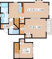 エスポワールコマツⅡ A館の間取り画像