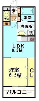 フレグランスカルディアの間取り画像