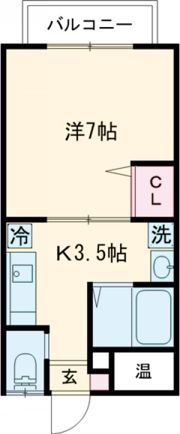 サニーヒル若葉の間取り画像
