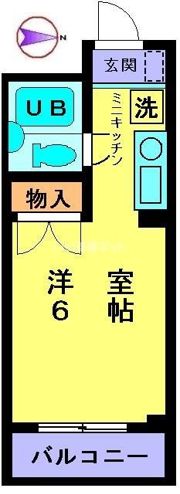 ラ・シャンブルはつざわの間取り画像