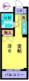 ラ・シャンブルはつざわの間取り画像