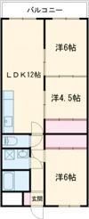 楠木ハイツの間取り画像