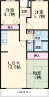 タラ生駒Ⅱの間取り画像