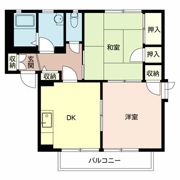 ガーデンハイツ緑ケ丘ⅡAの間取り画像