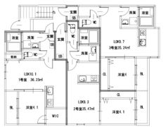 リタリッチ野芥の間取り画像