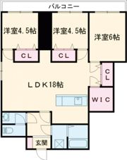 フォーレⅠの間取り画像