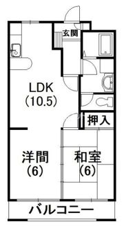 トップメゾンれいの間取り画像