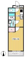 カンタル太秦の間取り画像