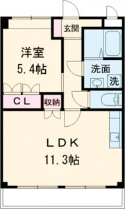 フェイバリットの間取り画像