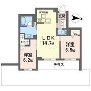 プラム テラスの間取り画像