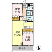 スカイビラの間取り画像