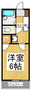 サンモールパル秋津の間取り画像