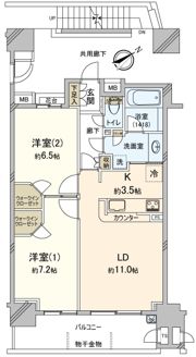 ルネサンスシティ池袋の間取り画像