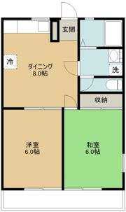 ブランメゾン・フジの間取り画像