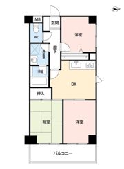 ライオンズマンション愛甲石田の間取り画像