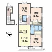 グランマスト春日野通り A棟の間取り画像