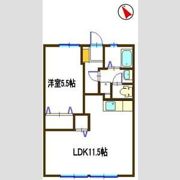 シャトー三木(借上)の間取り画像