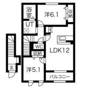 ゆめな都 2番館の間取り画像