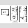 花園貸家の間取り画像