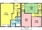 小野田様貸一戸建（宇治薮下） A号の間取り画像