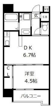 ウィステリア桜坂ヒルズの間取り画像