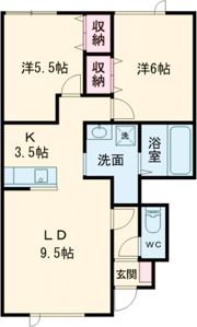 estrellaⅡの間取り画像