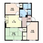 ハイネス21 Aの間取り画像